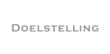 Doelstelling